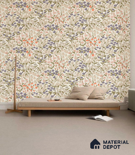 A64101 | 10 Meter x 21 Inches Patterned Look Wallpaper - 57.41 Sq. Ft. | Minimum 15% wastage during installation