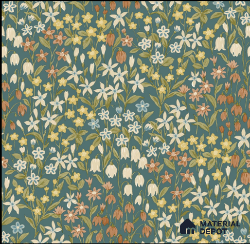 A64103 | 10 Meter x 21 Inches Patterned Look Wallpaper - 57.41 Sq. Ft. | Minimum 15% wastage during installation