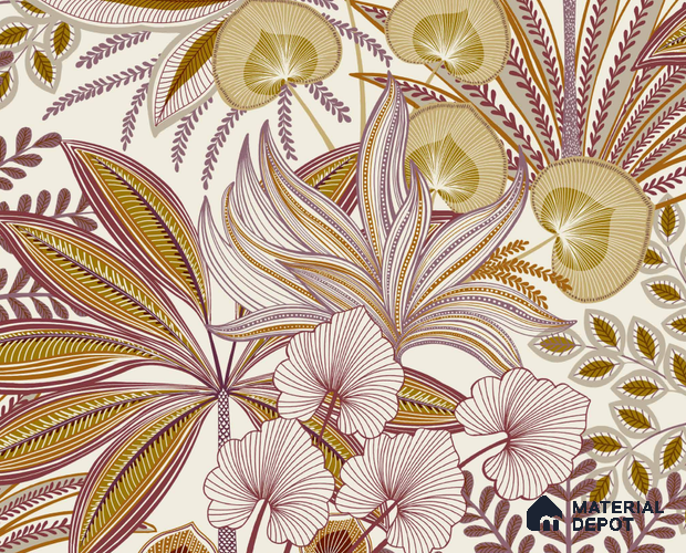 A69001 | 10 Meter x 21 Inches Florals Look Wallpaper - 57.37 Sq. Ft. | Minimum 15% wastage during installation