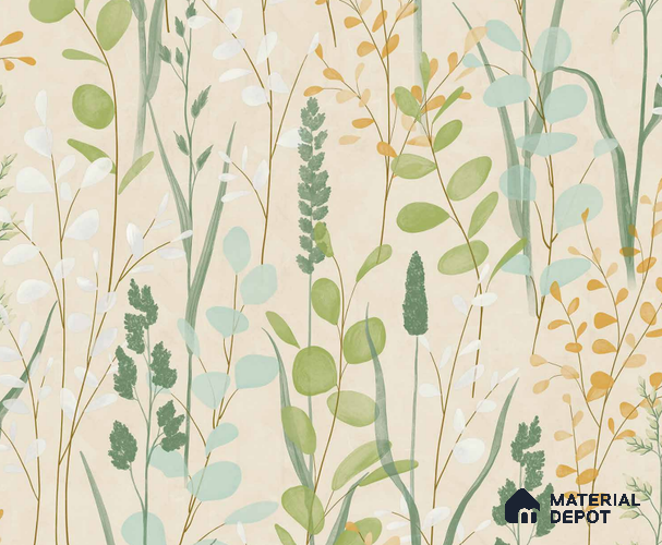 A76202 | 10 Meter x 21 Inches Florals Look Wallpaper - 57.37 Sq. Ft. | Minimum 15% wastage during installation