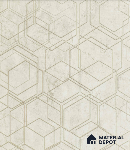 AMBL23407 | 10 Meter x 21 Inches Geometric Look Wallpaper - 57.05 Sq. Ft. | Minimum 15% wastage during installation