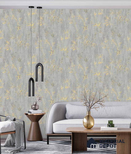 AMBL23415 | 10 Meter x 21 Inches Florals Look Wallpaper - 57.05 Sq. Ft. | Minimum 15% wastage during installation