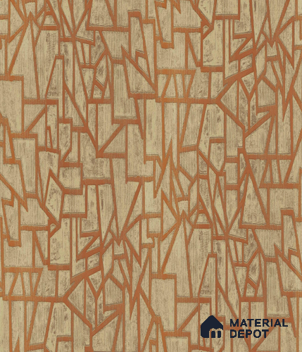 AMBL23450 | 10 Meter x 21 Inches Geometric Look Wallpaper - 57.05 Sq. Ft. | Minimum 15% wastage during installation