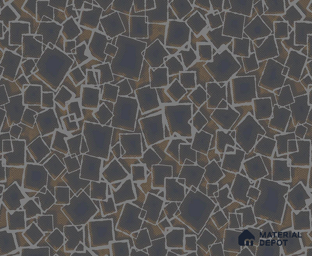 AMSM22502 | 10 Meter x 21 Inches Geometric Look Wallpaper - 57.41 Sq. Ft. | Minimum 15% wastage during installation