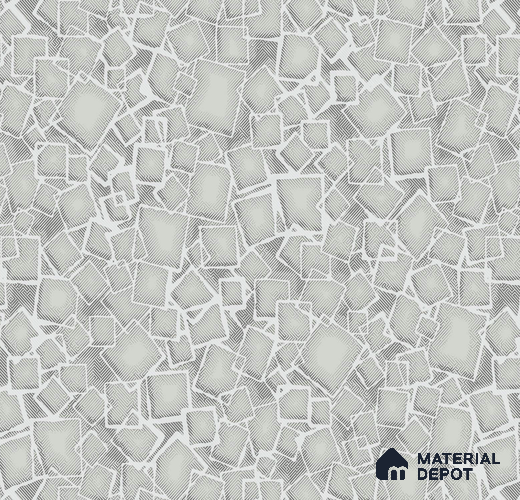 AMSM22503 | 10 Meter x 21 Inches Geometric Look Wallpaper - 57.41 Sq. Ft. | Minimum 15% wastage during installation