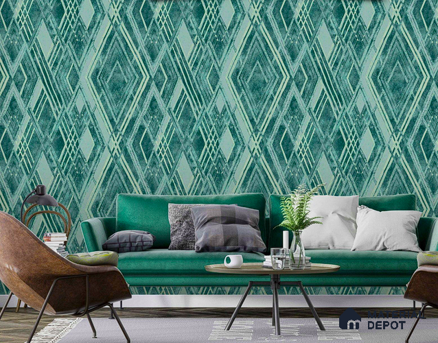 AMSM22529 | 10 Meter x 21 Inches Patterned Look Wallpaper - 57.41 Sq. Ft. | Minimum 15% wastage during installation