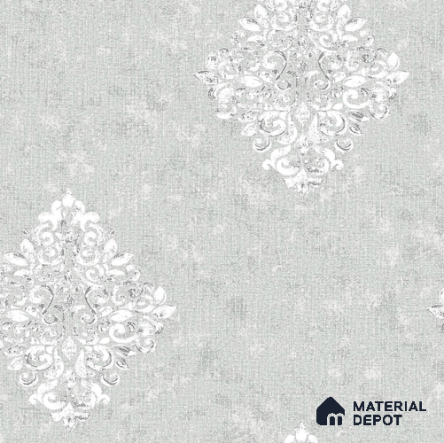 AMSM22542 | 10 Meter x 21 Inches Damask Look Wallpaper - 57.41 Sq. Ft. | Minimum 15% wastage during installation