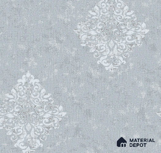 AMSM22544 | 10 Meter x 21 Inches Damask Look Wallpaper - 57.41 Sq. Ft. | Minimum 15% wastage during installation
