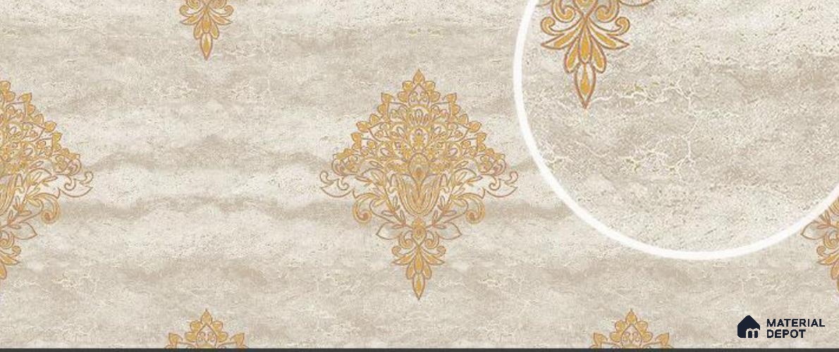 81244-3 | 5 Meter x 42 Inches Damask Look Wallpaper - 57.41 Sq. Ft. | Minimum 15% wastage during installation