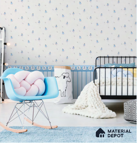 D14-1 | 10 Meter x 21 Inches Patterned Look Wallpaper - 57.05 Sq. Ft. | Minimum 15% wastage during installation