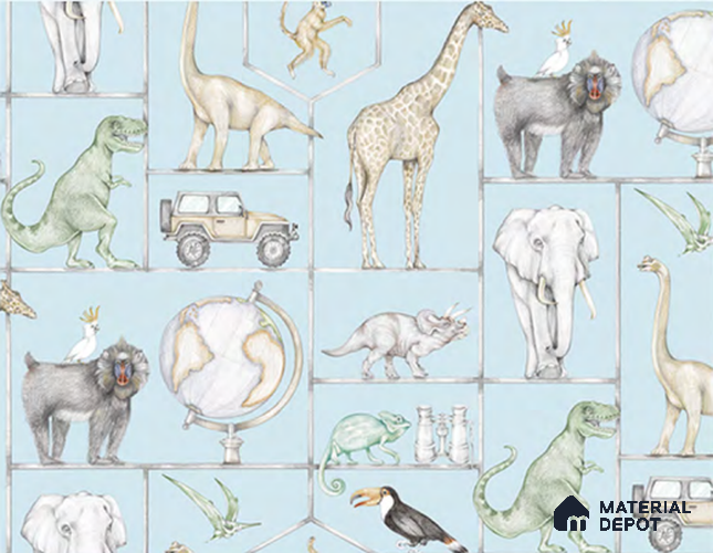 D16-1 | 10 Meter x 21 Inches Animal Print Look Wallpaper - 57.05 Sq. Ft. | Minimum 15% wastage during installation