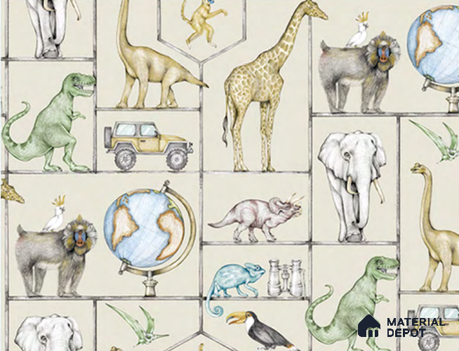 D16-2 | 10 Meter x 21 Inches Animal Print Look Wallpaper - 57.05 Sq. Ft. | Minimum 15% wastage during installation