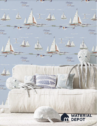 D22-1 | 10 Meter x 21 Inches Patterned Look Wallpaper - 57.05 Sq. Ft. | Minimum 15% wastage during installation