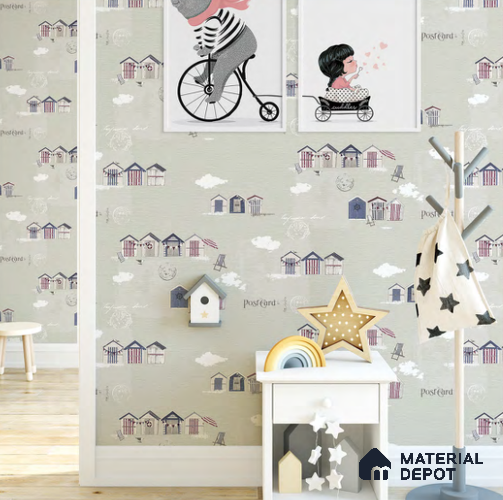 D24-2 | 10 Meter x 21 Inches Patterned Look Wallpaper - 57.05 Sq. Ft. | Minimum 15% wastage during installation