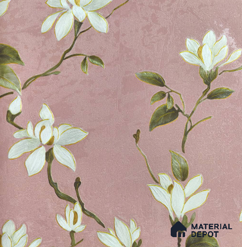 170-26 | 9.6 Meter x 20.87 Inches Florals Look Wallpaper - 54.77 Sq. Ft. | Minimum 15% wastage during installation