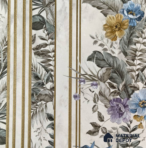170-29 | 9.6 Meter x 20.87 Inches Florals Look Wallpaper - 54.77 Sq. Ft. | Minimum 15% wastage during installation