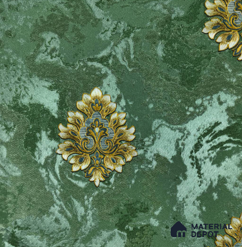 170-40 | 9.6 Meter x 20.87 Inches Damask Look Wallpaper - 54.77 Sq. Ft. | Minimum 15% wastage during installation