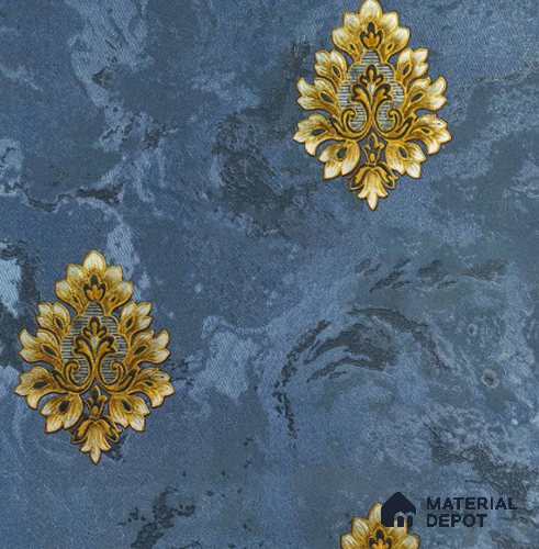 170-43 | 9.6 Meter x 20.87 Inches Damask Look Wallpaper - 54.77 Sq. Ft. | Minimum 15% wastage during installation