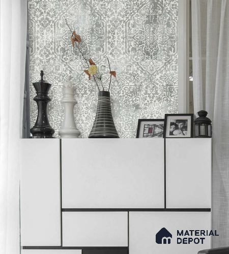 ES22506 | 10 Meter x 21 Inches Patterned Look Wallpaper - 57.41 Sq. Ft. | Minimum 15% wastage during installation