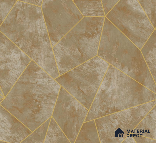 H1D0706 | 10 Meter x 21 Inches Geometric Look Wallpaper - 57.05 Sq. Ft. | Minimum 15% wastage during installation