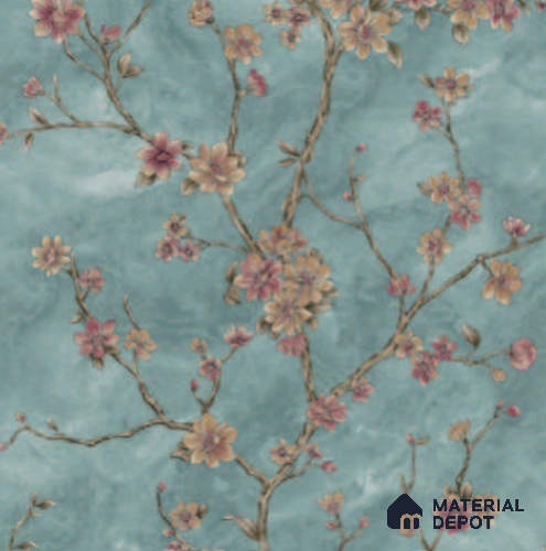 HC222-29 | 10 Meter x 21 Inches Florals Look Wallpaper - 57.37 Sq. Ft. | Minimum 15% wastage during installation