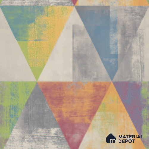 HC222-37 | 10 Meter x 21 Inches Geometric Look Wallpaper - 57.37 Sq. Ft. | Minimum 15% wastage during installation