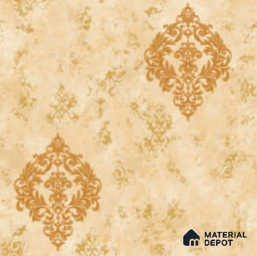 HC222-51 | 10 Meter x 21 Inches Damask Look Wallpaper - 57.37 Sq. Ft. | Minimum 15% wastage during installation