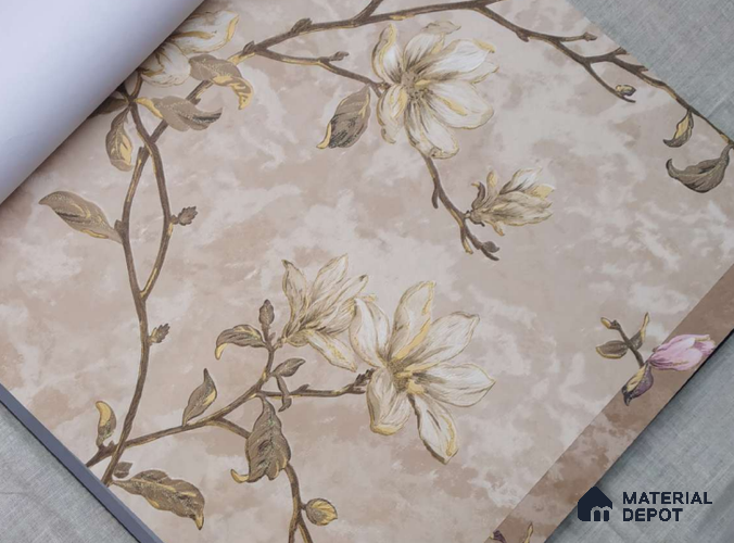 HM116 | 10 Meter x 21 Inches Florals Look Wallpaper - 57.41 Sq. Ft. | Minimum 15% wastage during installation