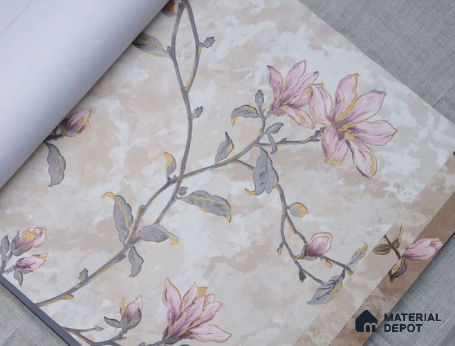 HM119 | 10 Meter x 21 Inches Florals Look Wallpaper - 57.41 Sq. Ft. | Minimum 15% wastage during installation