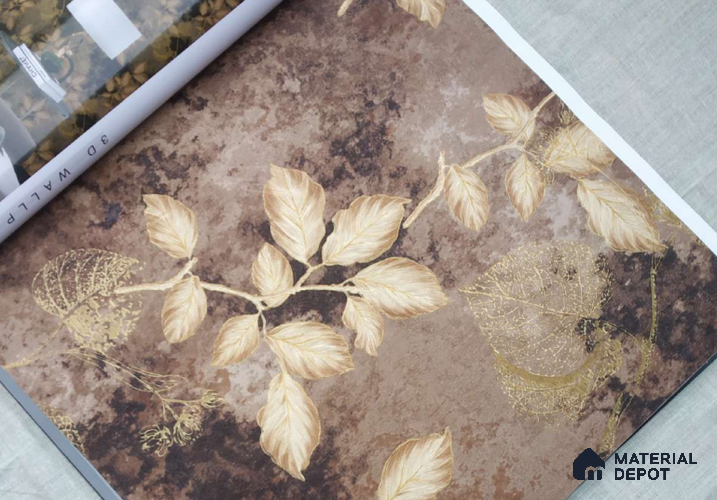 HM121 | 10 Meter x 21 Inches Florals Look Wallpaper - 57.41 Sq. Ft. | Minimum 15% wastage during installation