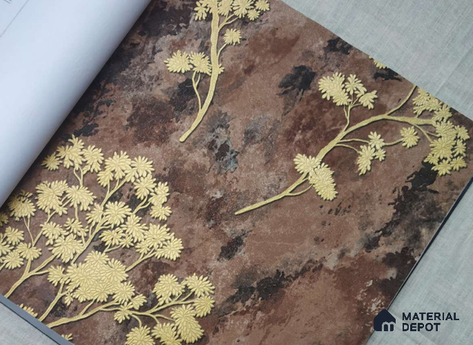 HM128 | 10 Meter x 21 Inches Nature Look Wallpaper - 57.41 Sq. Ft. | Minimum 15% wastage during installation