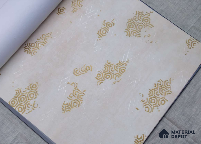 HM156 | 10 Meter x 21 Inches Patterned Look Wallpaper - 57.41 Sq. Ft. | Minimum 15% wastage during installation