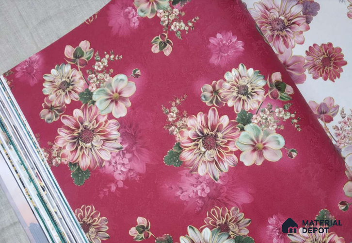 HM166 | 10 Meter x 21 Inches Florals Look Wallpaper - 57.41 Sq. Ft. | Minimum 15% wastage during installation