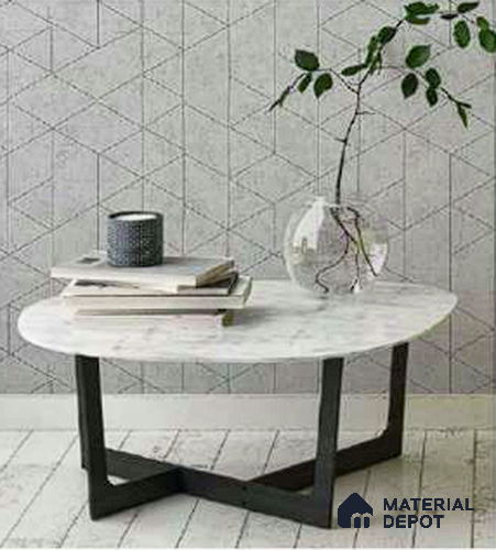 N14-2 | 10 Meter x 21 Inches Geometric Look Wallpaper - 57.41 Sq. Ft. | Minimum 15% wastage during installation