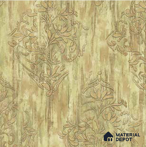 PAR905 | 10 Meter x 21 Inches Damask Look Wallpaper - 57.41 Sq. Ft. | Minimum 15% wastage during installation