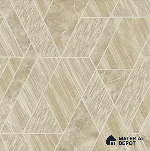 QUA1503 | 10 Meter x 21 Inches Geometric Look Wallpaper - 57.41 Sq. Ft. | Minimum 15% wastage during installation