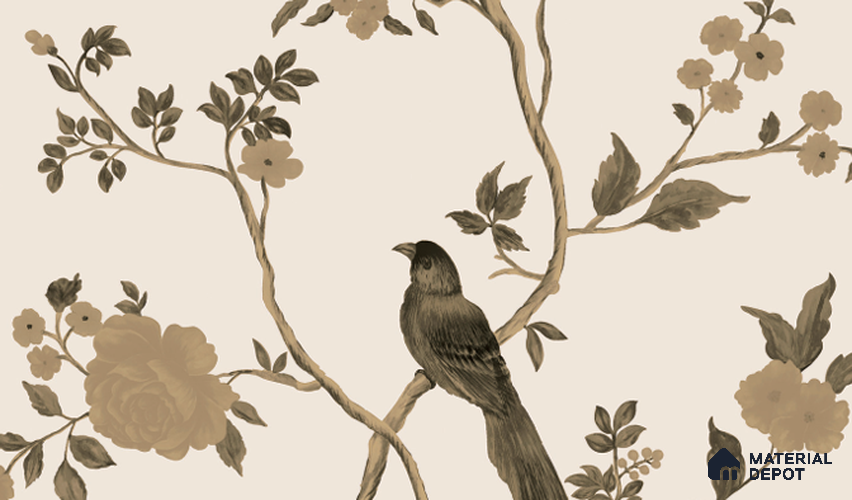 SA6201-3 | 10 Meter x 21 Inches Florals Look Wallpaper - 57.37 Sq. Ft.