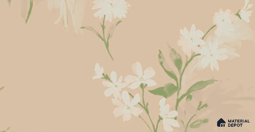 SY1172 F | 10 Meter x 21 Inches Florals Look Wallpaper - 57.37 Sq. Ft. | Minimum 15% wastage during installation