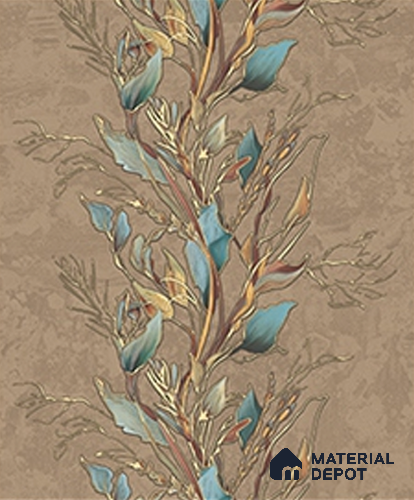 WK120-16 | 10 Meter x 21 Inches Florals Look Wallpaper - 57.41 Sq. Ft. | Minimum 15% wastage during installation