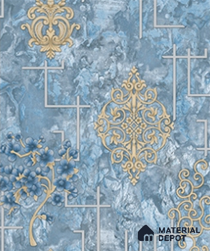 WK120-32 | 10 Meter x 21 Inches Patterned Look Wallpaper - 57.41 Sq. Ft. | Minimum 15% wastage during installation