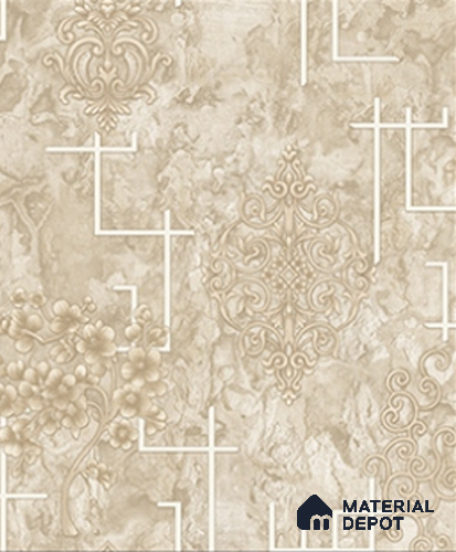 WK120-33 | 10 Meter x 21 Inches Patterned Look Wallpaper - 57.41 Sq. Ft. | Minimum 15% wastage during installation