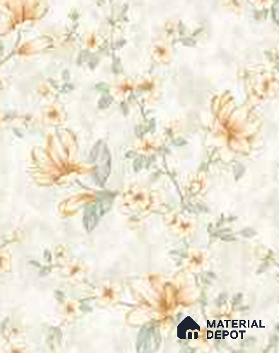 WK160-14 | 10 Meter x 21 Inches Florals Look Wallpaper - 57.37 Sq. Ft. | Minimum 15% wastage during installation