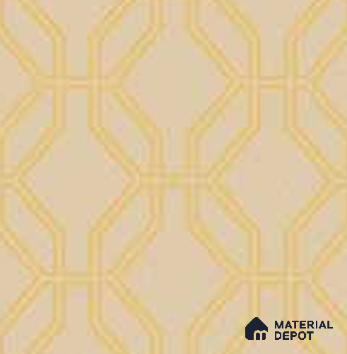 WK160-34 | 10 Meter x 21 Inches Geometric Look Wallpaper - 57.37 Sq. Ft. | Minimum 15% wastage during installation