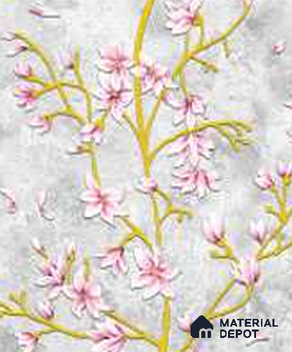 WK160-43 | 10 Meter x 21 Inches Florals Look Wallpaper - 57.37 Sq. Ft. | Minimum 15% wastage during installation