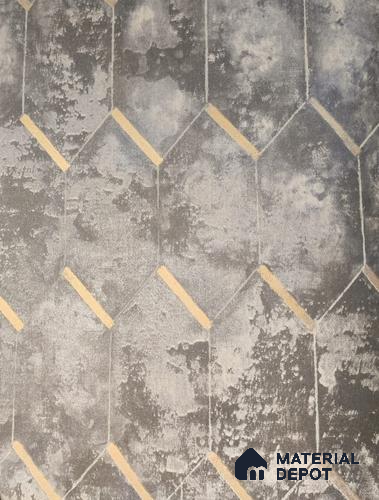 WK2-222 | 10 Meter x 21 Inches Geometric Look Wallpaper - 57.37 Sq. Ft. | Minimum 15% wastage during installation