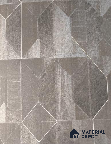 WK2-227 | 10 Meter x 21 Inches Geometric Look Wallpaper - 57.37 Sq. Ft. | Minimum 15% wastage during installation