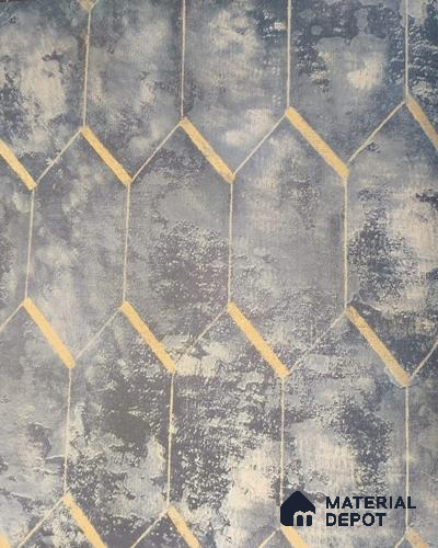 WK2-234 | 10 Meter x 21 Inches Geometric Look Wallpaper - 57.37 Sq. Ft. | Minimum 15% wastage during installation