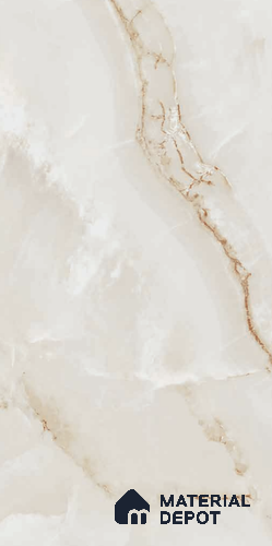 ULT PM 003 White Onyx 8 ft x 4 ft Ultra Marble Finish Acrylic Laminate - 2 mm