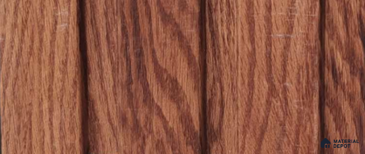 Brown Wood PN 07693 9.1 ft x 5 inch Charcoal Louvers/Panels - 12 mm | Suitable for Feature Wall, TV Unit & Living Room | Width is Subjected to 5% Variation