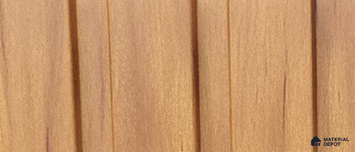 Brown Wood PN 07694 9.1 ft x 5 inch Charcoal Louvers/Panels - 12 mm | Suitable for Feature Wall, TV Unit & Living Room | Width is Subjected to 5% Variation